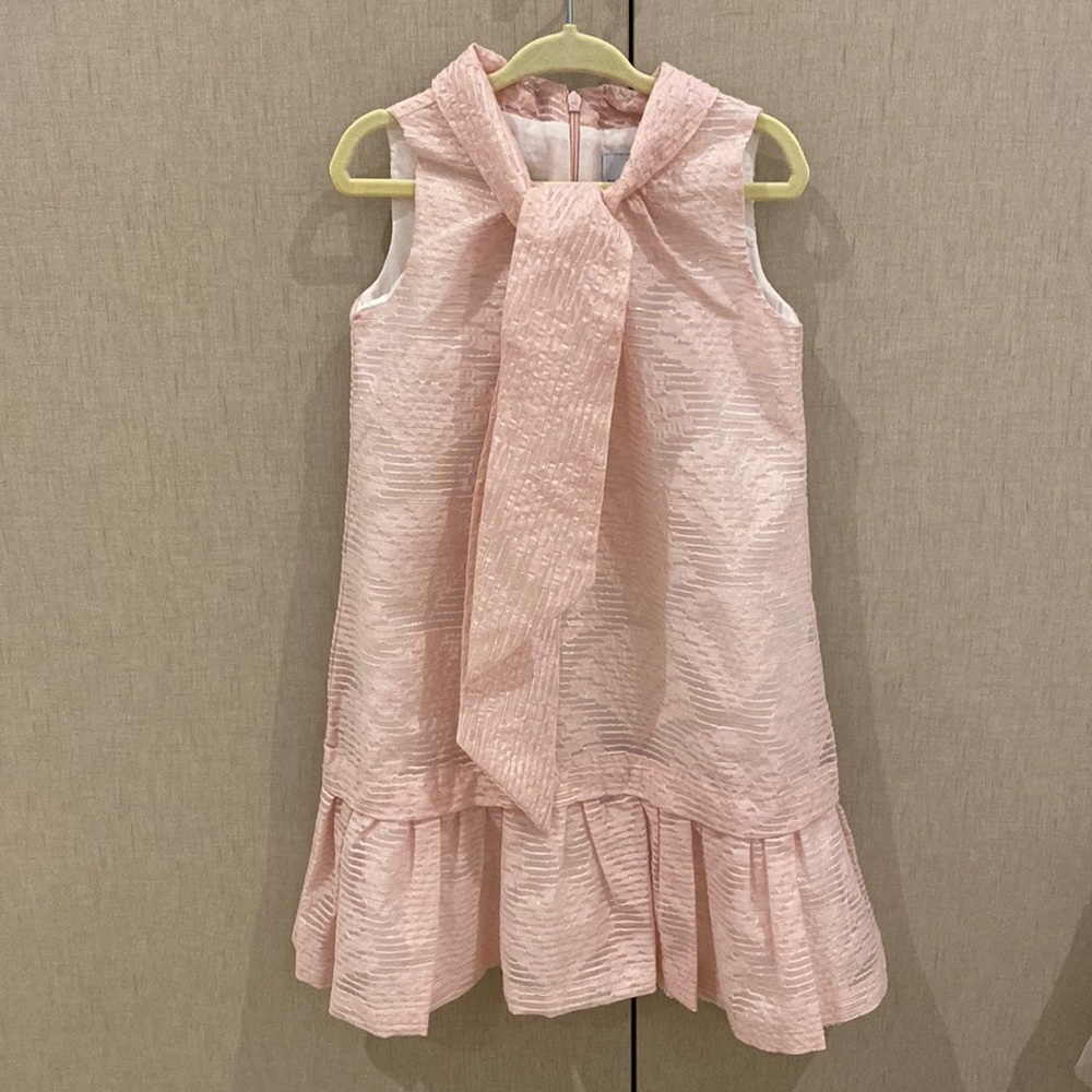 Florence Fancy pink sleeveless dress, Girls size 6